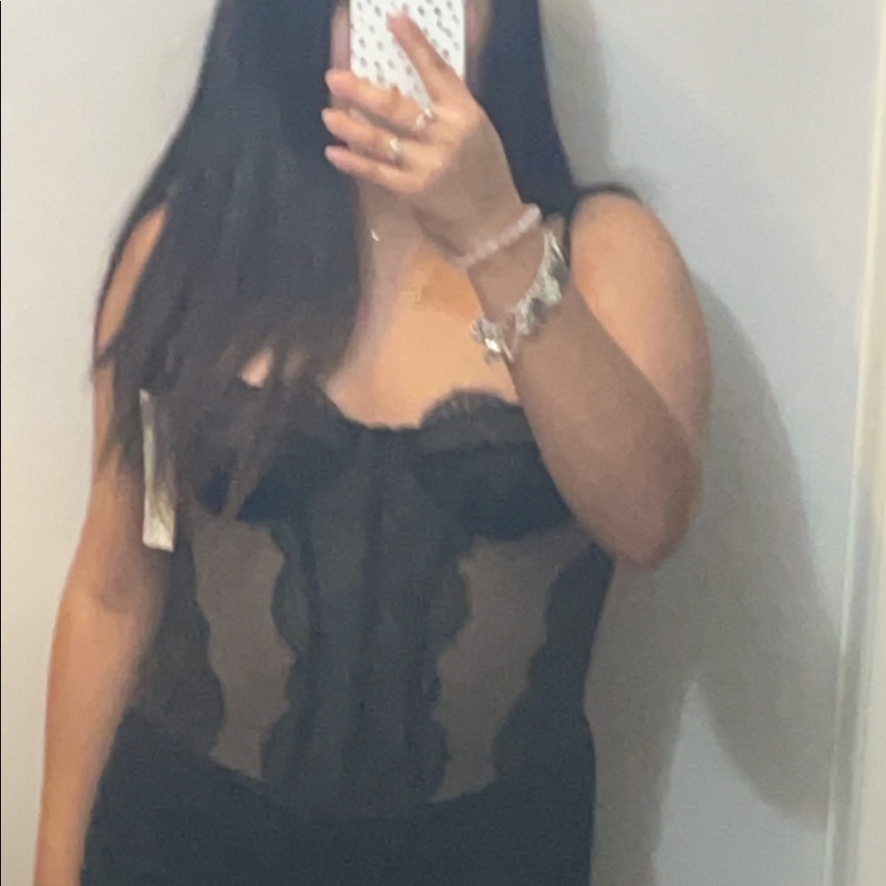 Brand new with tags urban outfitters Black and Tan corset